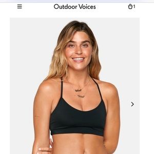 Outdoor Voices Slash Racerback Top